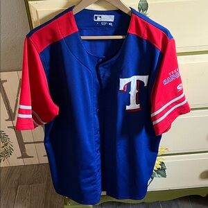 Genuine Merchandise Texas Rangers ButtonUp Jersey